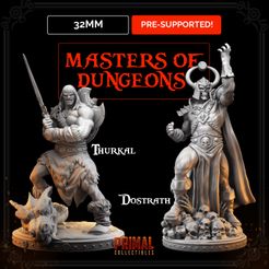 720X720-mmy-promo-summer-mod.jpg Dark Sorcerer + Barbarian - Masters of Dungeons ( Heroquest | Dungeons&Draggons)