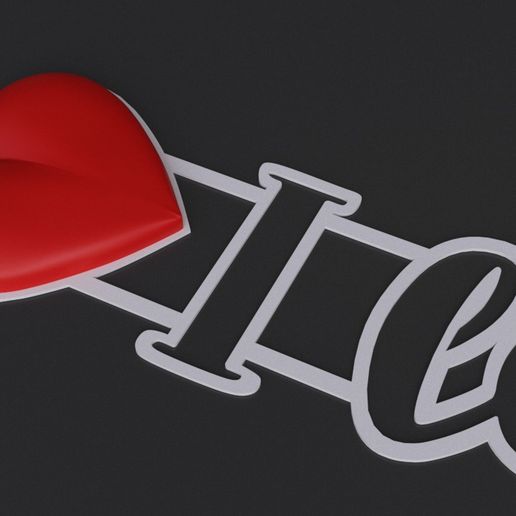 san valentin bookmark 3D model