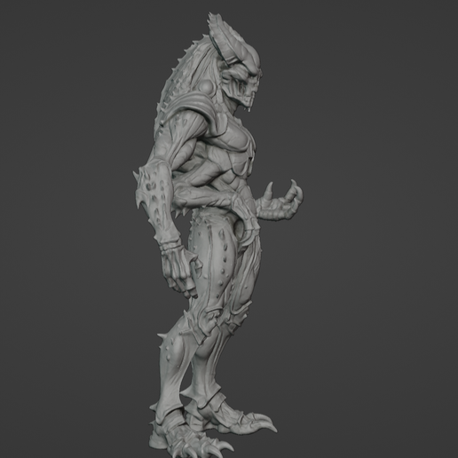 👤 Chitin-Horned Demon – Ultra-Detailed 3D Printable Bust (STL ...