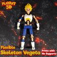 1.jpg Archivo STL ESQUELETO VEGETA - FLEXIBLE - DRAGON BALL - FACIL DE IMPRIMIR - SIN SOPORTES・Objeto imprimible en 3D para descargar