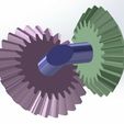 BG01-005.jpg Free STL file Simple bevel gear transmission-2 gears・3D printable model to download
