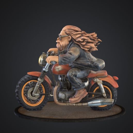 Biker - Decorative figurine
