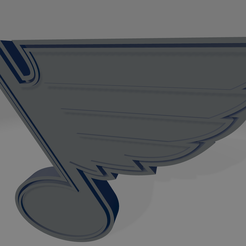 Saint-Louis-Blues.png STL file Saint Louis Blues Keychain・3D printable model to download