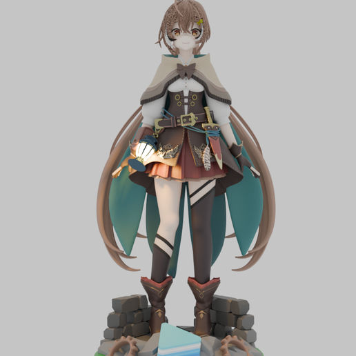 訳あり・アウトレット特集 Hololive - Figure Mumei Nanashi file 3D 💬 to ・Model 版画