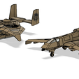 The-Fleet-Angled.png Goshawk Multi-Role Dropship (shuttle, Cargo Hauler, APC, Bomber, Gunship, Tanker, Heavy Lift)