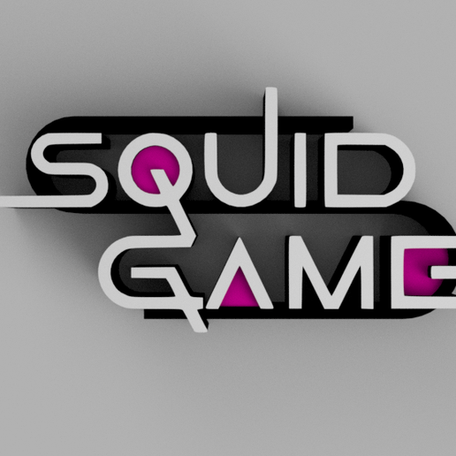 STL file Squid Game Logo 🦑 ・Design to download and 3D print・Cults