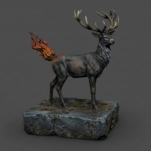 Furfur Goetia Demon STL Statue