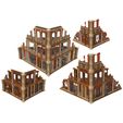 batiments eb.jpg Modular industrial buildings for wargaming steampunk grimdark terrain