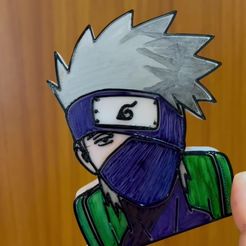 STL file KAKASHI HATAKE - COOKIE CUTTER - NARUTO SHIPPUDEN 🍪・Template to  download and 3D print・Cults