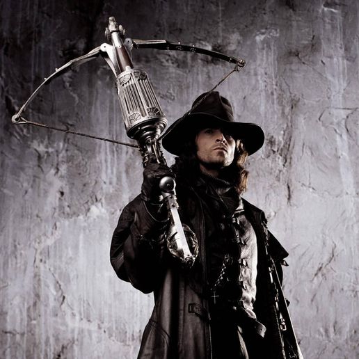 1:1 Scale Repeater Crossbow of Gabriel Van Helsing | Van Helsing 2004 for Cosplay | 3D Model STL for Ready Printable