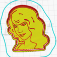 Taylor-perfil-2-3D.png Taylor Swift SET 8 Cookie Cutter - Cookie Cutter - Emporte-pièce