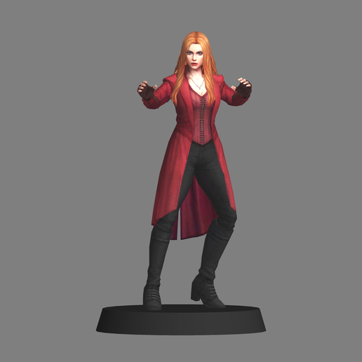 🧙‍♀️ Scarlet Witch - Avengers Endgame LOW POLYGONS AND NEW