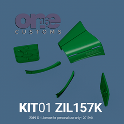 kit_parts_large.png Fichier 3D ZIL 157 K Echelle 1/16 one16 douane・Modèle imprimable en 3D à télécharger