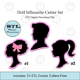Etsy-Listing-Template-STL.png Doll Silhouette Cookie Cutter Set | STL File
