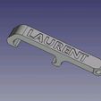 décapsuleur-Laurent.JPG STL file Laurent bottle opener・3D printable model to download