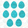 Easter-cute-eggs-cookie-cutter-set-of-8.png 101 adet kurabiye kalıbından oluşan Mutlu Paskalya seti
