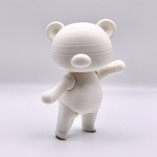 IMG_7259.jpg Teddy Bear Articulated Chibi Ball Jointed Doll BJD