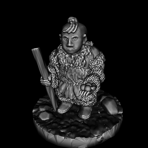 IA_Kid_Stick_Offering_Fruit.png Download free STL file Ice Age Kid Offering Fruit • 3D printer object, Ellie_Valkyrie