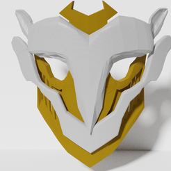 ekko_mask.png Fichier STL gratuit Masque de leader Arcane Ekko Firelight・Design pour imprimante 3D à télécharger