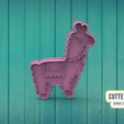 | CUTTERDESIGN COOKIE CUTTER MAKER Llama Alpaca Cookie Cutter M2