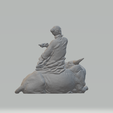 3.png Laozi riding a Cow 3D print model