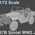 gaz67-1.jpg 1/72 Scale Gaz-67 Soviet WW2 Jeep - Luca Sprues