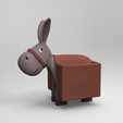 untitled.2.1.png Burro Planter - 3D Printed Donkey-shaped Planter