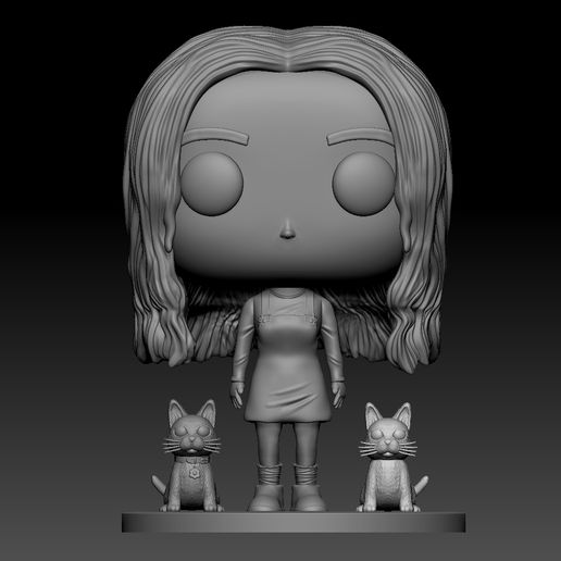 Funko Chica - Funko Dos Gatos 3D model