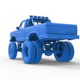 64.jpg Diecast Monster Truck with semi truck wheels Scale 1:25