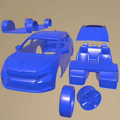 STL file Skoda Yeti 2010 Printable Car In Separate Parts 🚗・Design to  download and 3D print・Cults