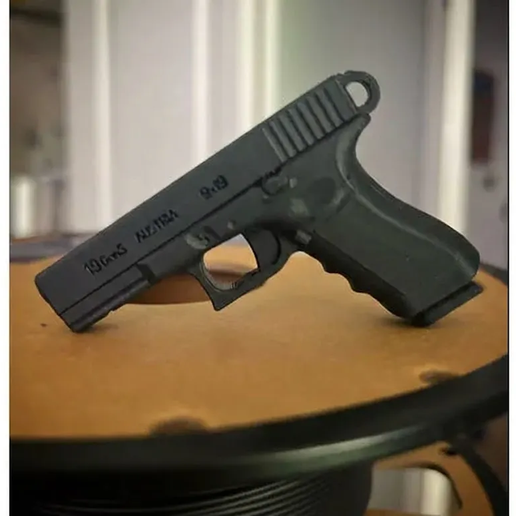 Pistol Keychain 3D model