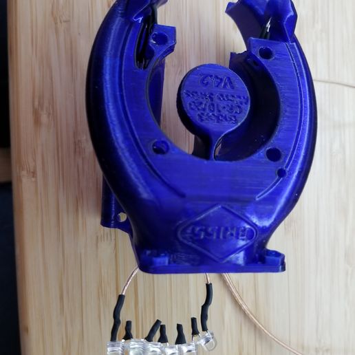20210224_133431.jpg Ender 3, 3 V2, 3 pro, 3 max, dual 40mm axial fan hot end duct / fang. CR-10, Micro Swiss direct drive and bowden compatible. No support needed for printing