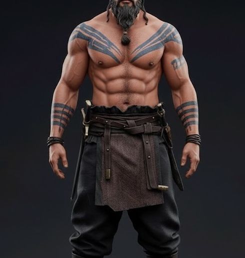 Khal Drogo STL - Game of Thrones Dothraki Warrior Statue - 3D Printable Model for Resin & FDM