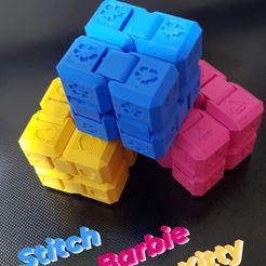 Hello kitty Infinity cube 3MF  (Without supports)