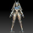 uioilk.png Cyber Valkyrie - Guerrier blindé futuriste Modèle imprimable en 3D (OBJ)