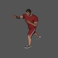 6.jpg Animated Sportsman-Rigged 3d game character Low-poly 3D model