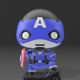 ALEXA_ECHO_DOT_5_Captain_America.jpg Suporte Alexa Echo Dot 4a e 5a Geração Capitão America Avengers