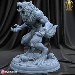 final.jpg STL-Datei Werwolf・3D-druckbare Vorlage zum herunterladen