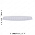 round_scalloped_190mm-cm-inch-side.png Round Scalloped Cookie Cutter 190mm