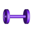 Dumbell.stl Classified Construction Set  - 04 Cobra Training Room