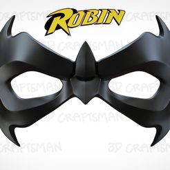 MaskRender3 copy.jpg Descargar archivo OBJ Robin Mask 3D Imprimir Modelo de Cosplay • Modelo para imprimir en 3D, 3DCraftsman