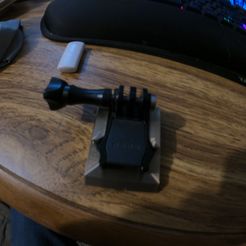 GOPR3195.jpg STL-Datei Go Pro Stativhalterung kostenlos・Design für 3D-Drucker zum herunterladen