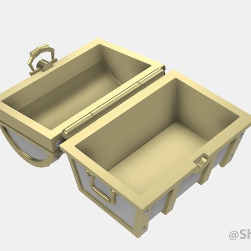 STL file Zelda Treasure chest+Cartridge storage・3D print object to