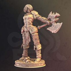 AggaFront.jpg 3D-Datei Goliath-Barbaren-Waldläufer - Agga・3D-Druck-Idee zum Herunterladen
