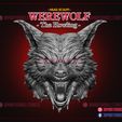 Werewolf_The_Howling_Head_Sculpt_3d_print_model_01.jpg Werewolf The Howling Action Figure Head Sculpt