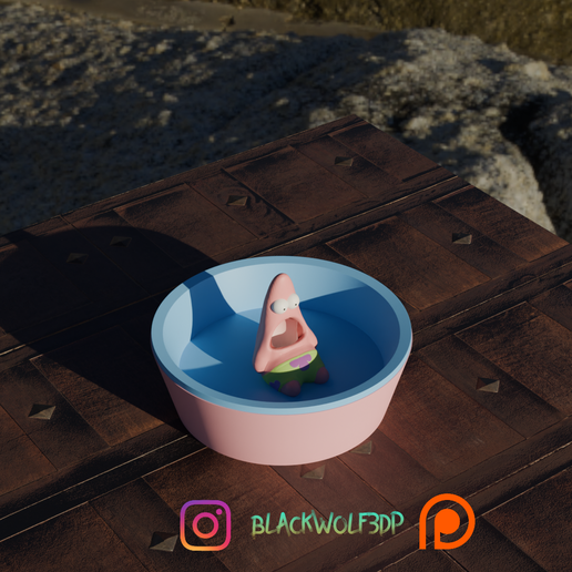 untitled2.png PATRICK STAR CONTAINER WITH DOUBLE BOTTOM FOR SHELLS