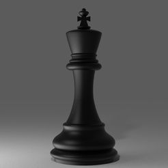King-front.jpg STL-Datei Chess King herunterladen • Objekt zum 3D-Drucken, SherifBeshr