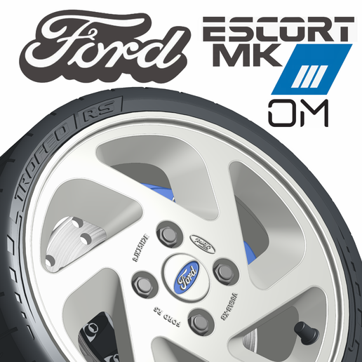 1/18 WHEEL FORD ESCORT MK3 RS COSWORTH - OPEL IRMSCHER ASTRA CORSA / BMW /TOYOTA / AE86 / INITIAL D / MOTOSPORT /DRIFTING / MITSUBISHI EVO / SUBARU / STI / WRX /MAZDA /RX7 / TYPE R / MERCEDES/ ADVAN /XR3 / NISSAN / R34 / GTR