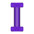Double-ended Knurled Bolt.stl Double-headed knurled bolt fidget