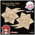 hsr_CharP1_Cults.png STL file Honkai Star Rail Cookie Cutters Pack 1・3D print design to download